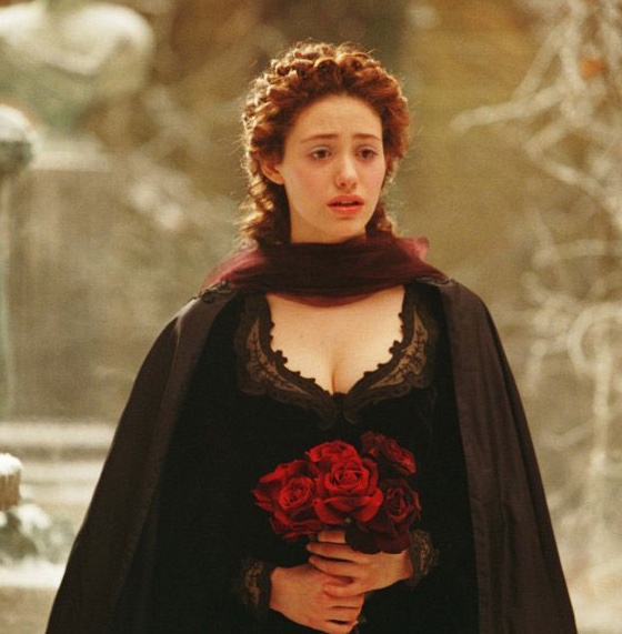Emmy Rossum as Christine, "The Phantom of the Opera" (2004) Best Black Costume, Gowns, & Dresses from Period Piece Dramas Movies