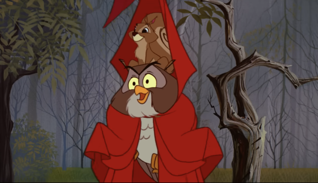 The Owl as the Prince from "Sleeping Beauty," Unusual Halloween Costume Ideas from Disney Movies