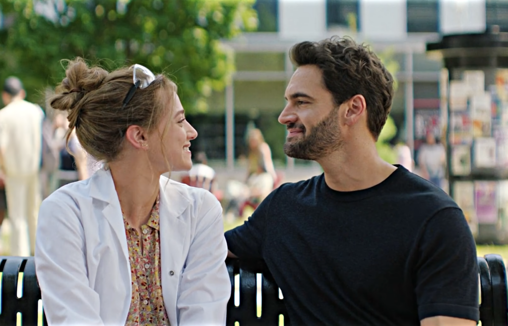 Lili Reinhart as Olive Smith & Tom Bateman as Adam Carlsen , Amazon Prime Original "The Love Hypothesis" (2026) Movie Review