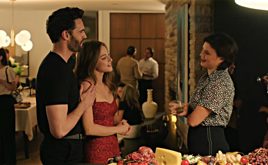 Tom Bateman as Adam Carlsen, Lili Reinhart as Olive Smith & Jeananne Goossen as Juliet Aslan , Amazon Prime Original "The Love Hypothesis" (2026) Movie Review