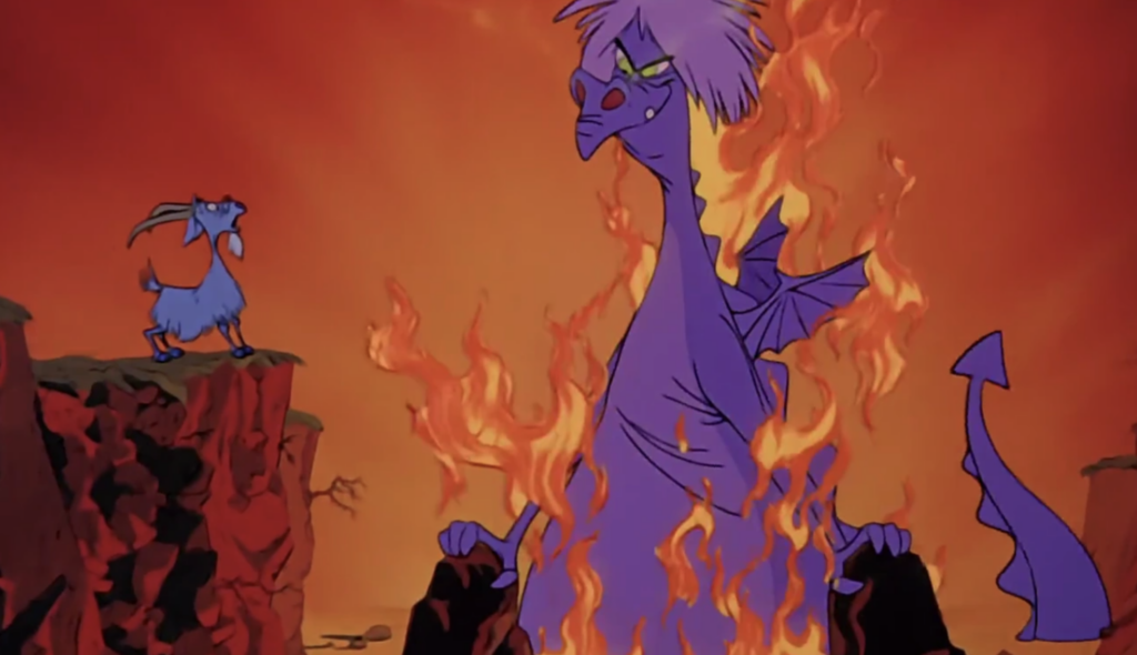 Mad Madam Mim as a Dragon from "The Sword in the Stone," Unusual Halloween Costume Ideas from Disney Movies